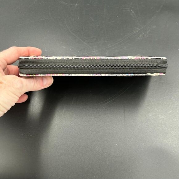 Sugar Skull Zip Around Wallet Faux Leather - Picture 3 of 11